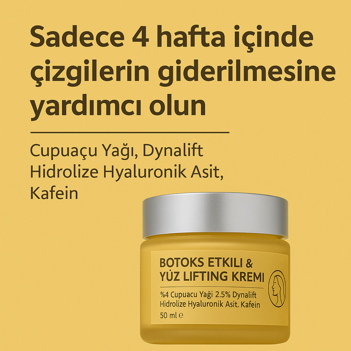 Botoks Etkili Yüz Lifting Kremi(50ml)