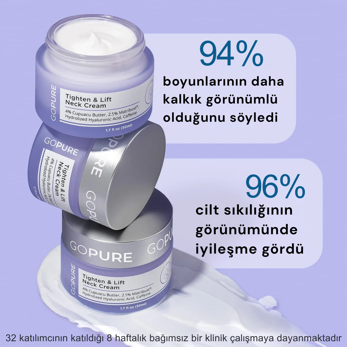 Sıkılaştırıcı ve Toparlayıcı Boyun Kremi (50ml)