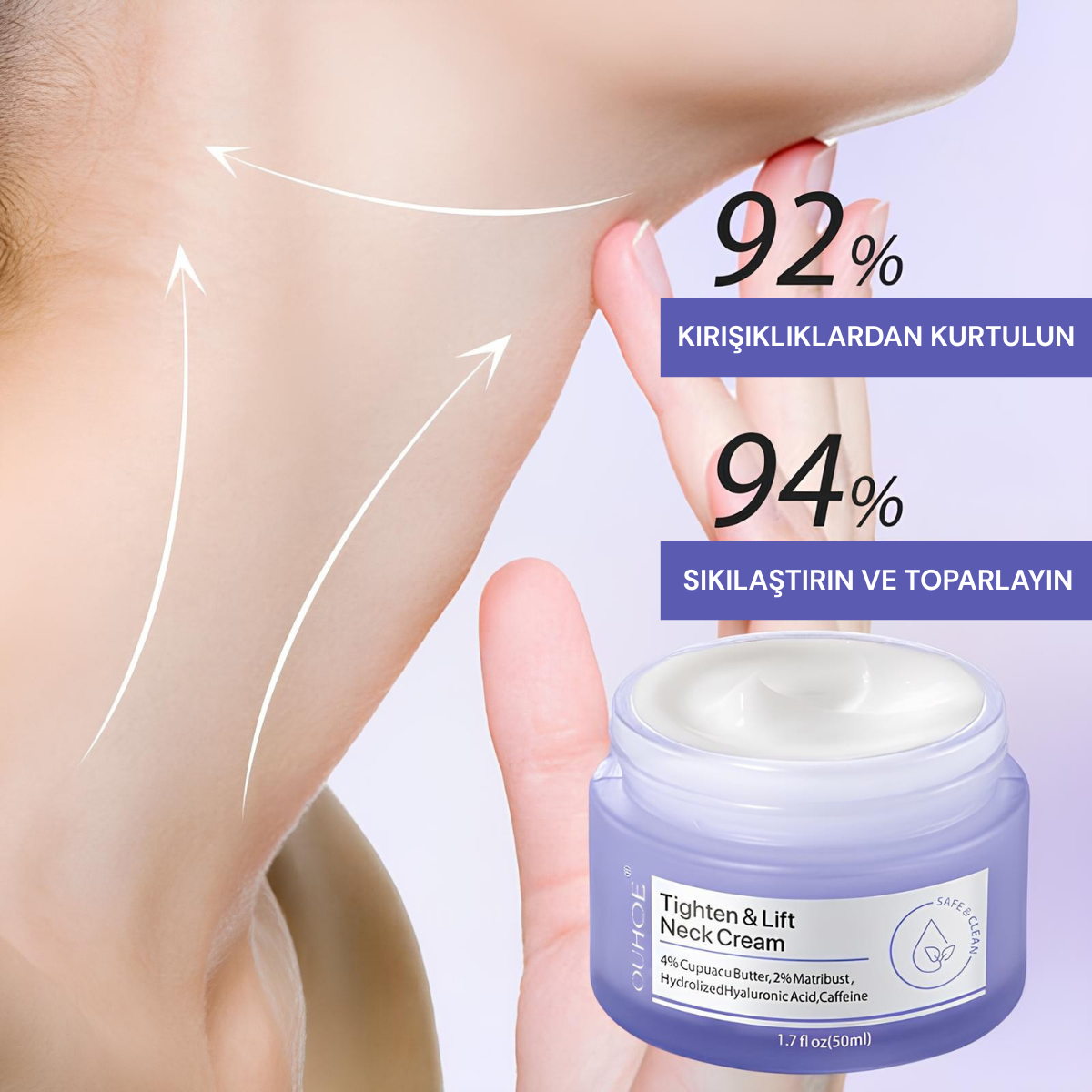 Sıkılaştırıcı ve Toparlayıcı Boyun Kremi (50ml)